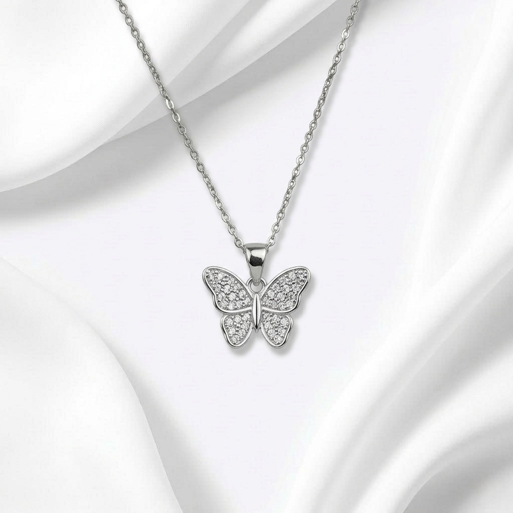 Dây chuyền Bạc 925 Bướm Nhỏ Tiny Butterfly - VCB11605