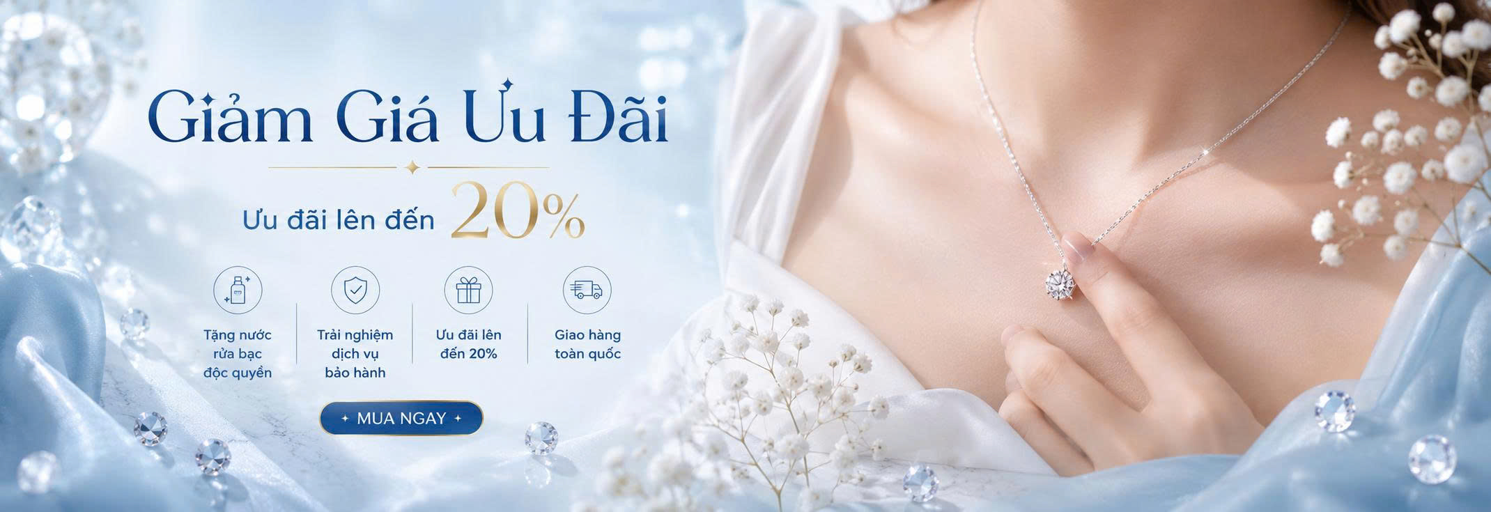 Banner ưu đãi giảm giá Luna Jewel — Giảm giá lên đến 20%