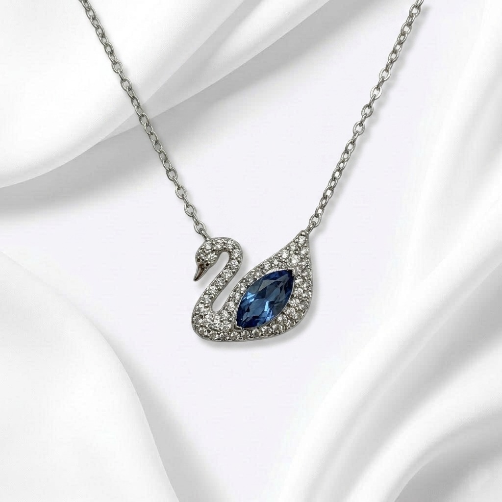 Vòng cổ Dây chuyền Bạc 925 Ocean Swan - TNTKX1605